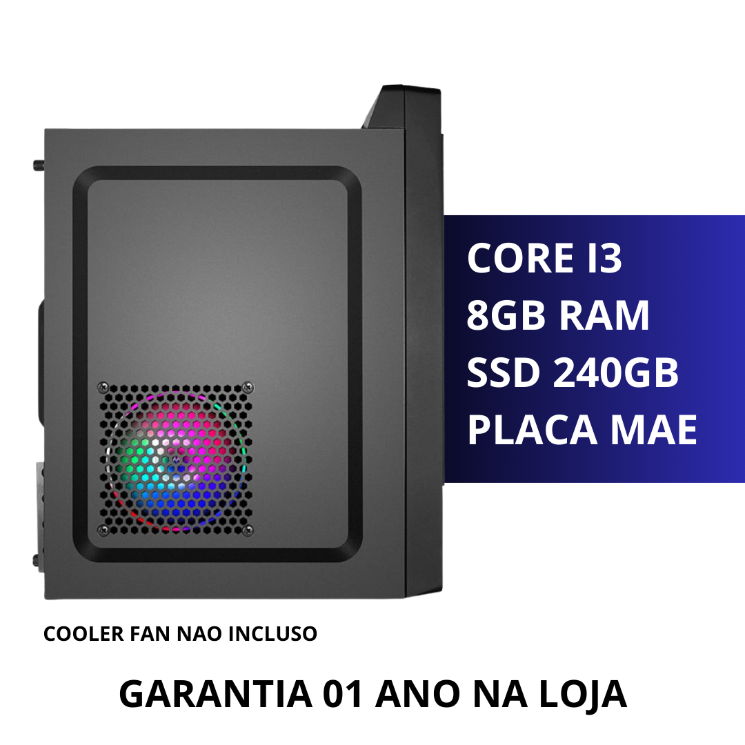 Gabinete Core i5 8gb SSD240GB
