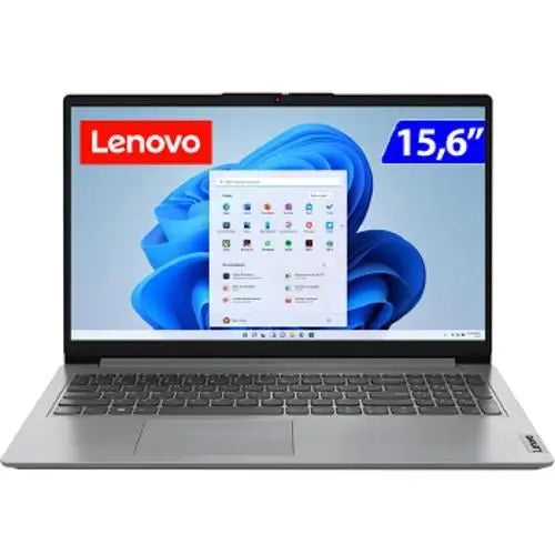Notebook Lenovo IDEA 15.6 I3-1215U 4GB 128GB SSD Linux cinza bivolt